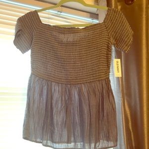 Off the shoulder summer top